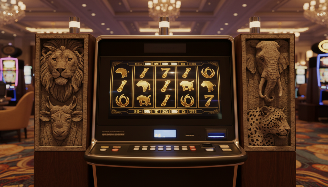 The Big Five slot game logo with elephant